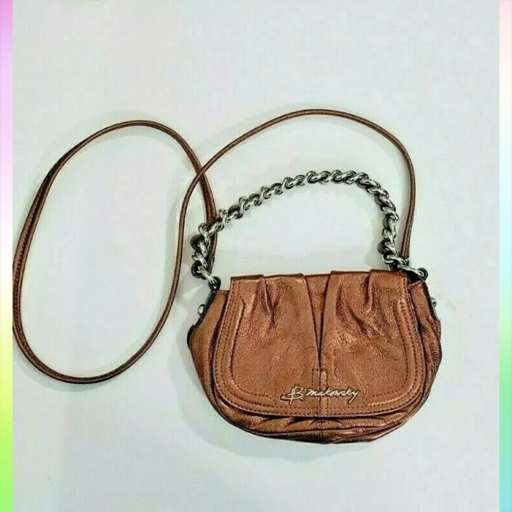 B. MAKOWSKY Bronze Vanessa Crossbody Purse Bag